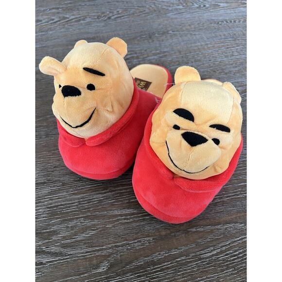 Disney Winnie the Pooh Plush Slippers Size 7/8 New Vintage - Picture 11 of 13
